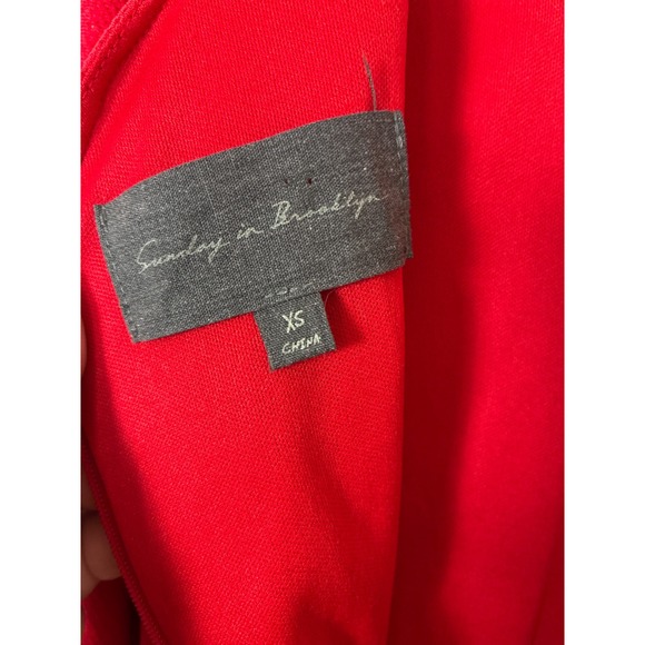 Sunday In Brooklynn Fit and Flare Red Dress Women's Size XS - Picture 3 of 10